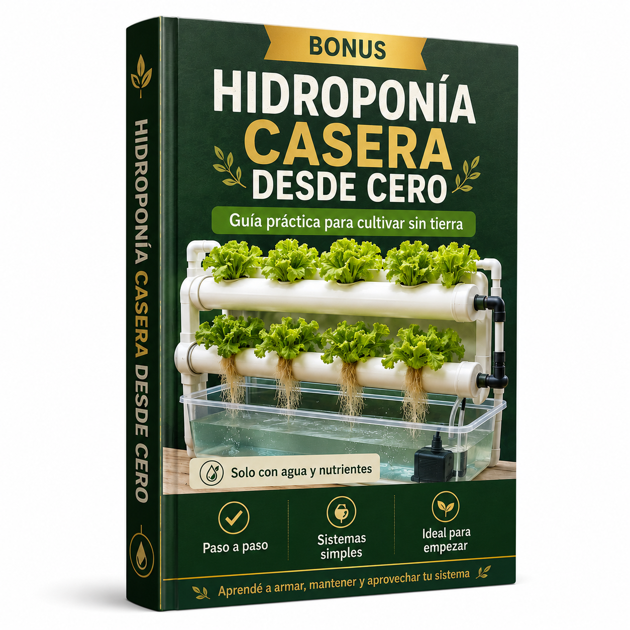 hidroponia desde cero + 5 bonus de regalo 60%off
